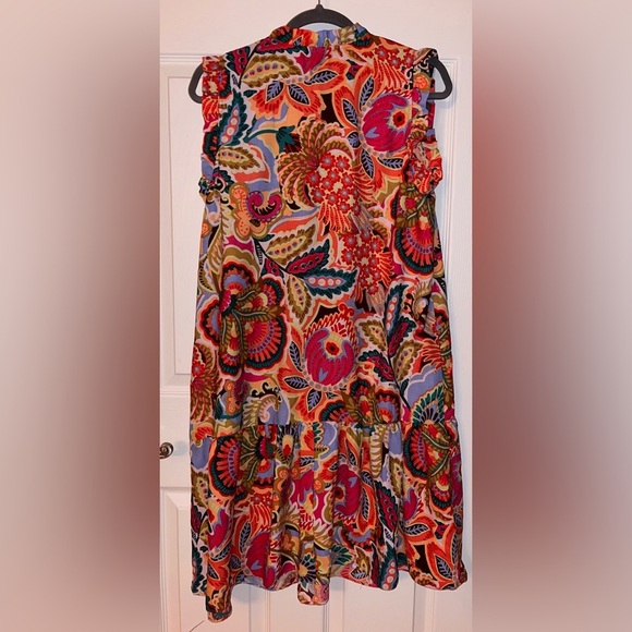 Maia Multicolor Floral Paisley Sleeveless Dress NWT Size 12 - Picture 4 of 4